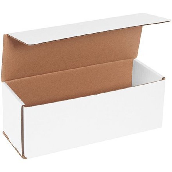 Box Packaging Corrugated Mailers, 11"L x 4"W x 4"H, White M1144